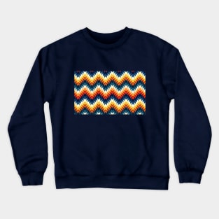 Colorful pattern Crewneck Sweatshirt